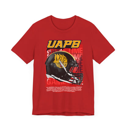 UAPB Arkansas Lions Game Day Tee: Pine Bluff Golden Lions Game Day football Unisex Jersey Short Sleeve Tee