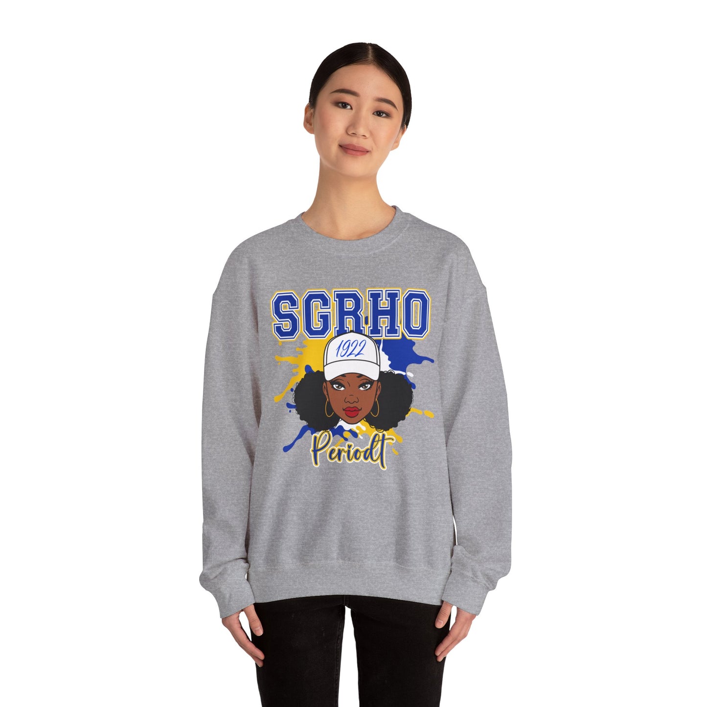 SGRho inspired HBCU Girl Unisex Heavy Blend™ Crewneck Sweatshirt