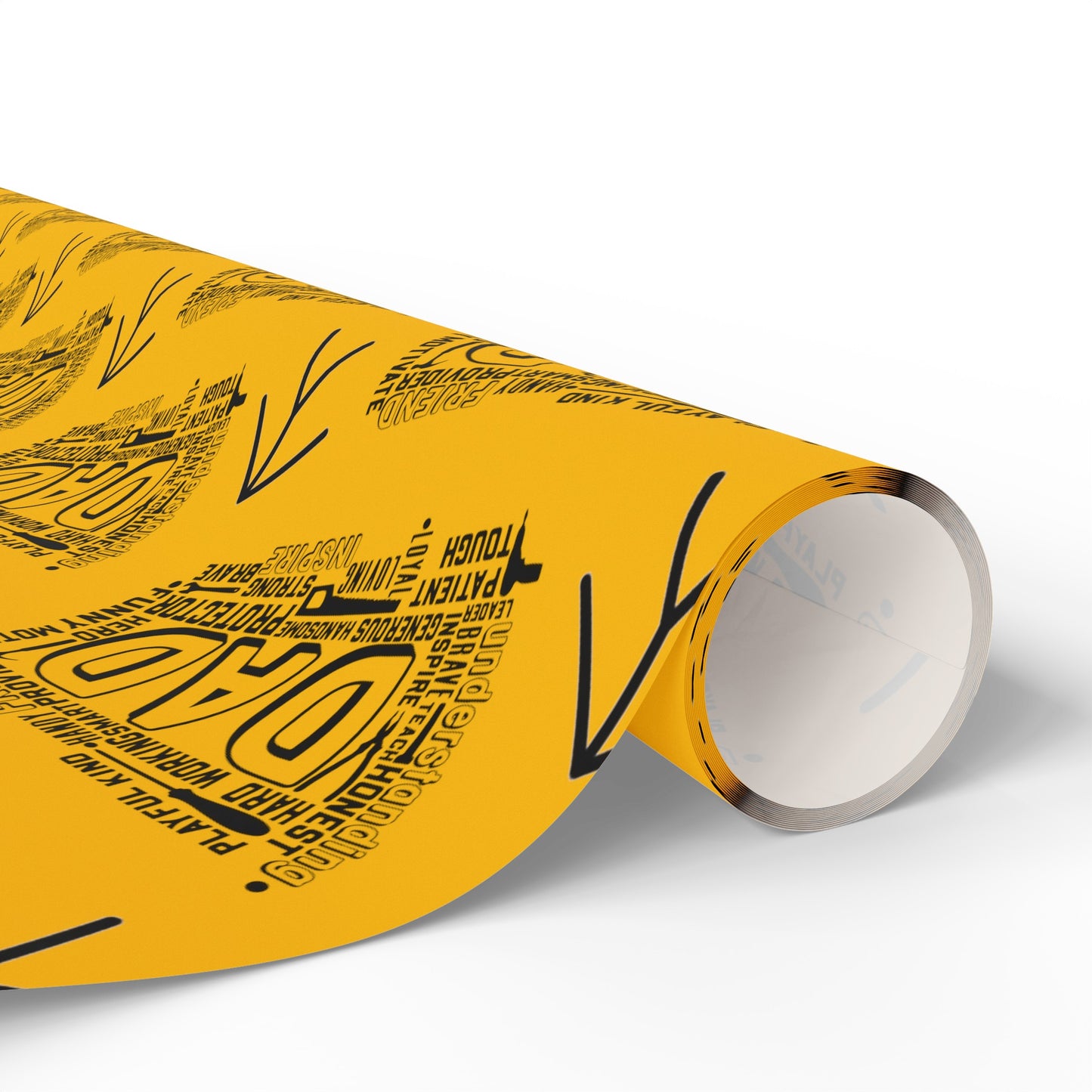 Handy Man Yellow Father's Day Dad Gift Wrapping Papers for Him from Her for any Occasion