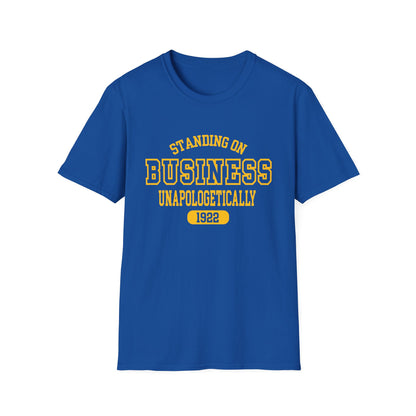 SGRho inspired Standing on Business since 1922 Unisex Softstyle T-Shirt