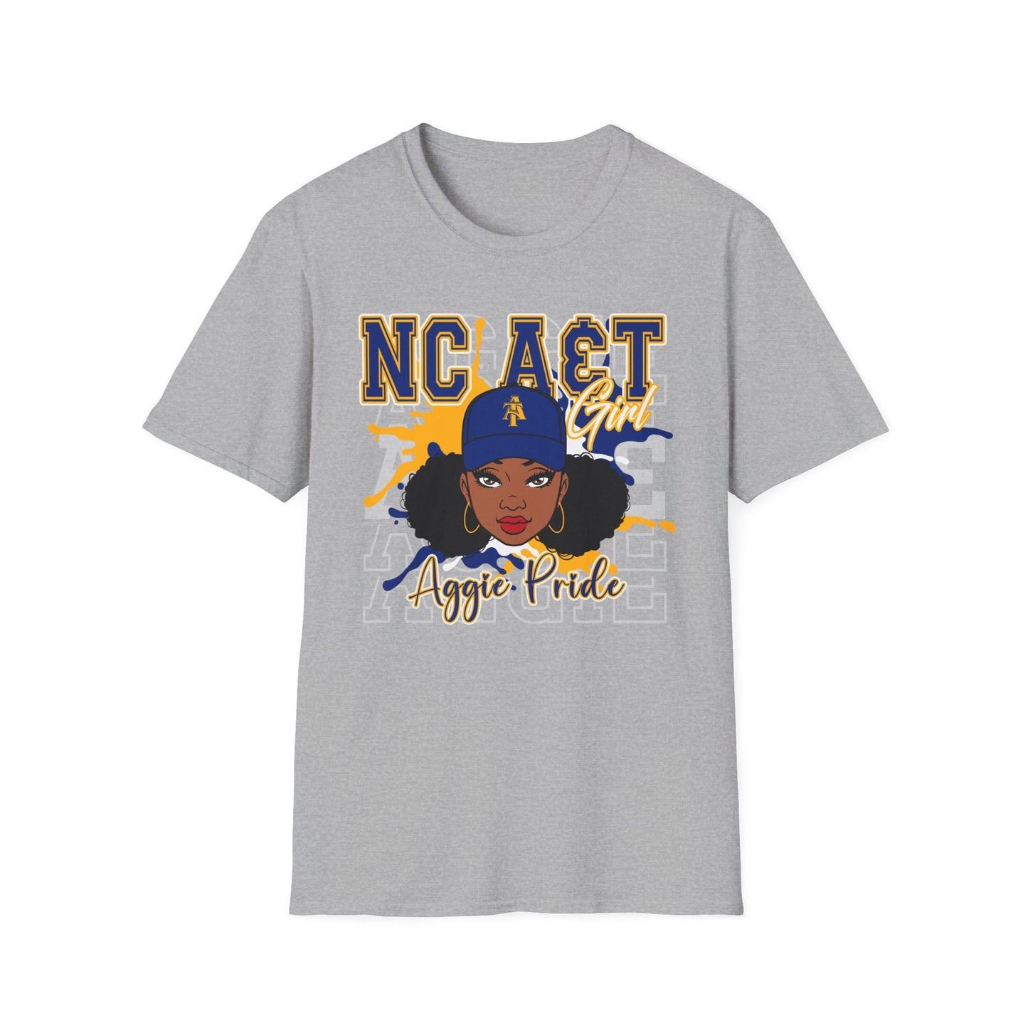 NCAT Aggies: North Carolina A&T State University Unisex Softstyle T-Shirt gift for her