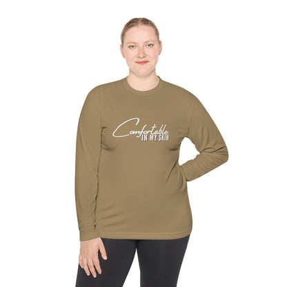 Comfortable in my Skin Unisex Lightweight Long Sleeve Tee