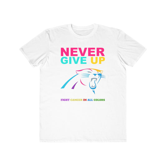 Carolina Panthers  Never Give Up Cancer Awareness Tee