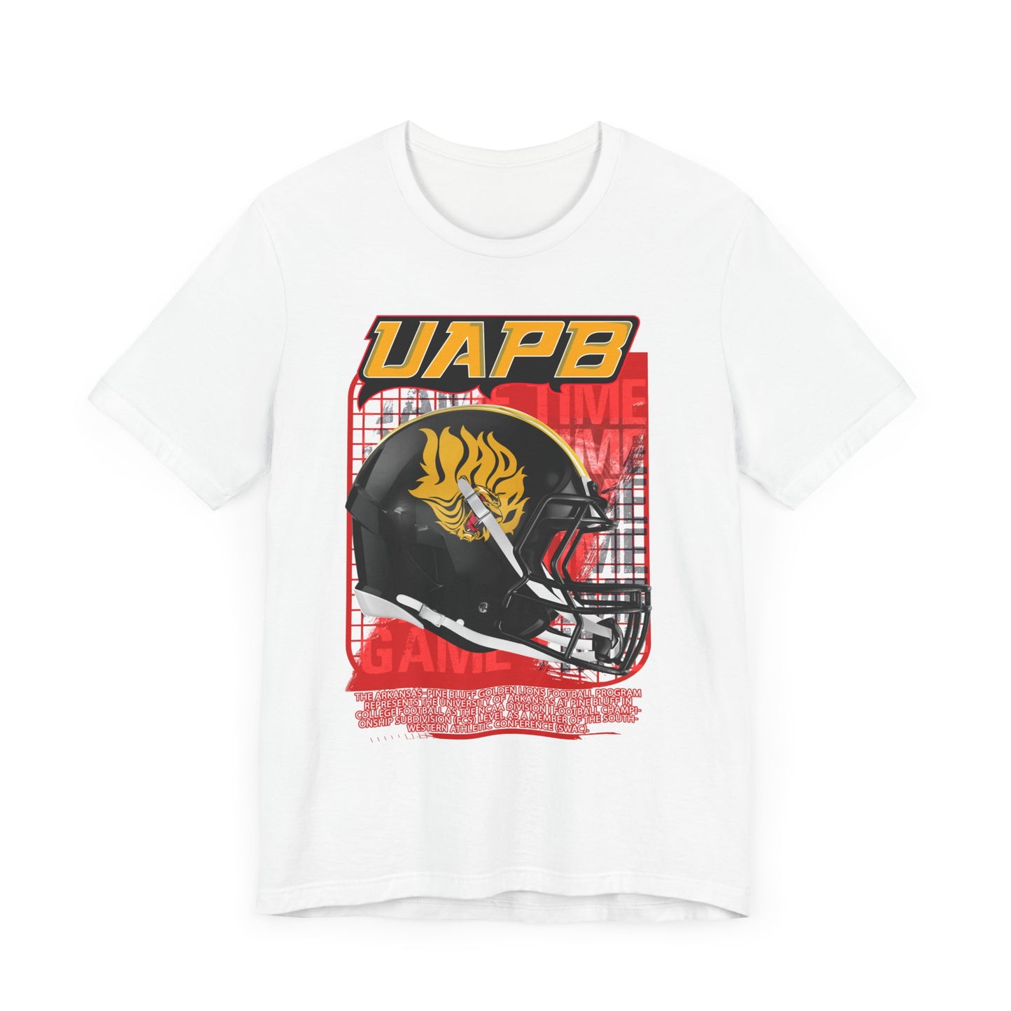 UAPB Arkansas Pine Bluff Golden Lions football Unisex Jersey Short Sleeve Tee