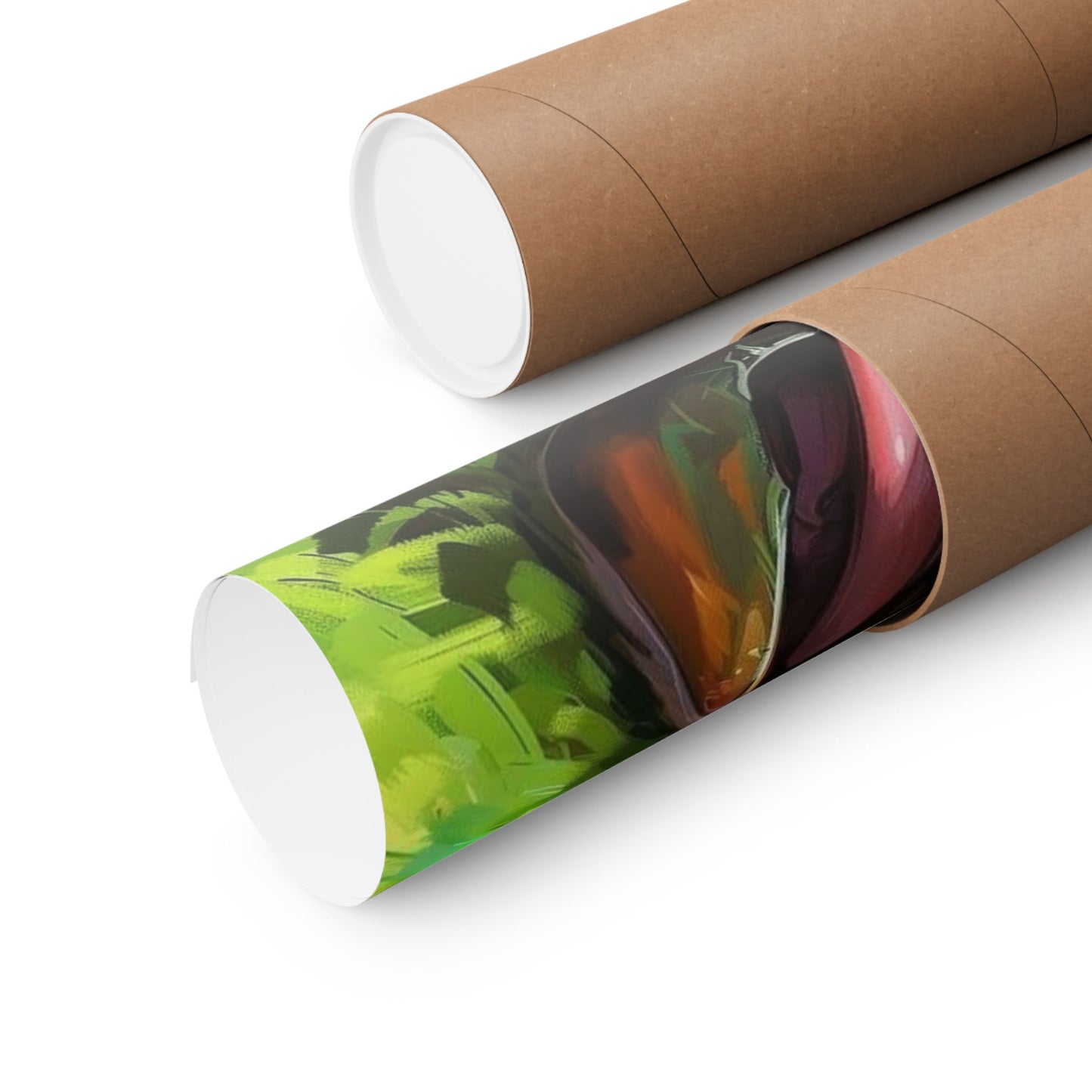 Tropical Parrot Matte Poster — Vibrant Tropical Bird Wall Art