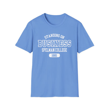 SC Jaguars: Spelman College Standing On Business Unisex Softstyle T-Shirt