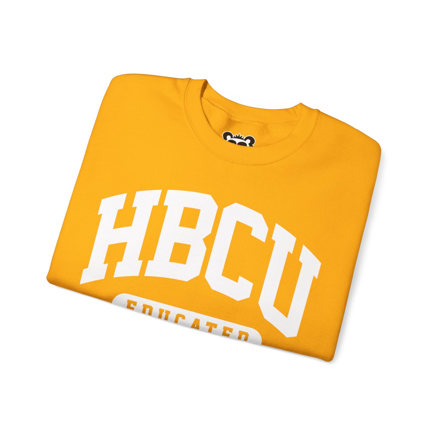 Custom Personalized HBCU Educated Unisex Heavy Blend™ Crewneck Sweatshirt gift for Student and Alumni.