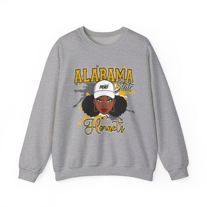 ASU Hornets: Alabama State University Hornets Unisex Heavy Blend™ Crewneck Sweatshirt