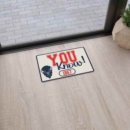 Howard University HU You Know! The Real HU Floor or Door Mat