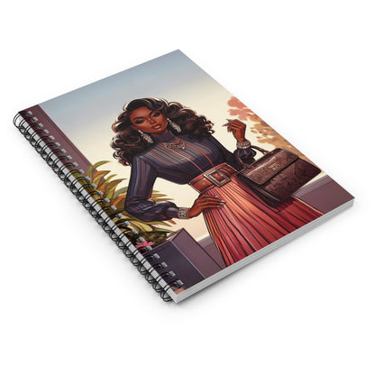 Representation Matters Beautiful Girl Spiral Notebook - Ruled Line