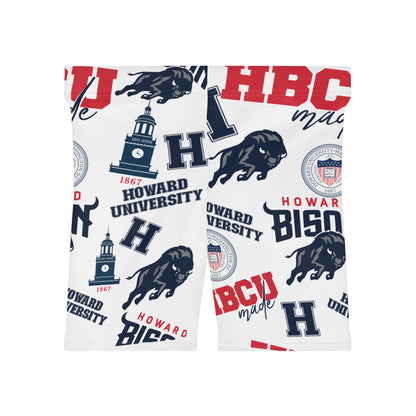 Howard U HBCU Women's Biker Shorts (AOP)