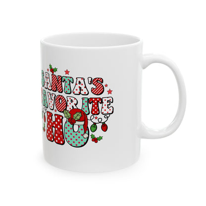 Santas Favorite Ho Funny Ceramic Mug 11oz