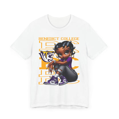 BC Tigers: Benedict College Sneakerhead Betty Boop Unisex Jersey Short Sleeve Tee Gift for Student and Alumni