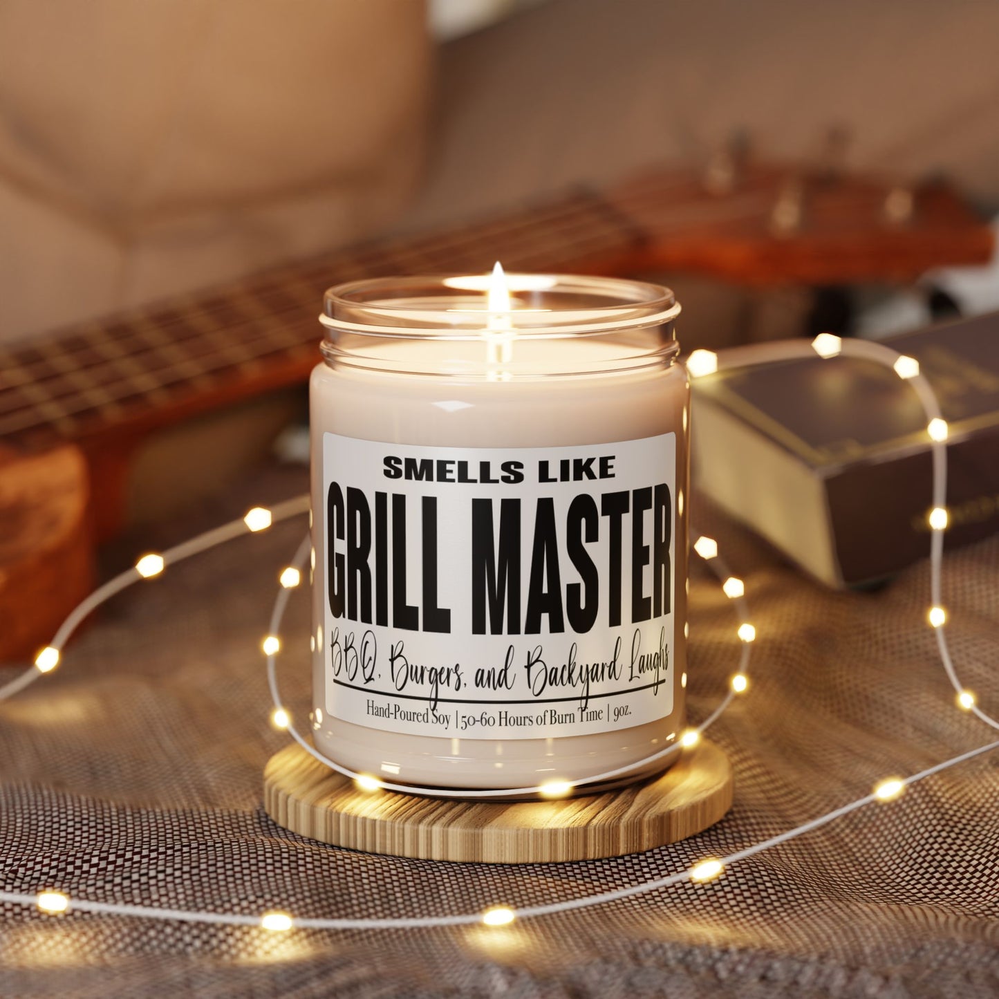 Funny Gift for Dad, Smells like Grill Master Soy Candle, Father's Day Gift, Birthday Gift for Dad