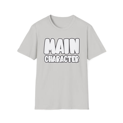 Main Character Shirt Inspirational Motivational Tee Gaming Funny Self-Love Self-Care Positivity T-Shirt for Empowerment & Daily Boost Unisex