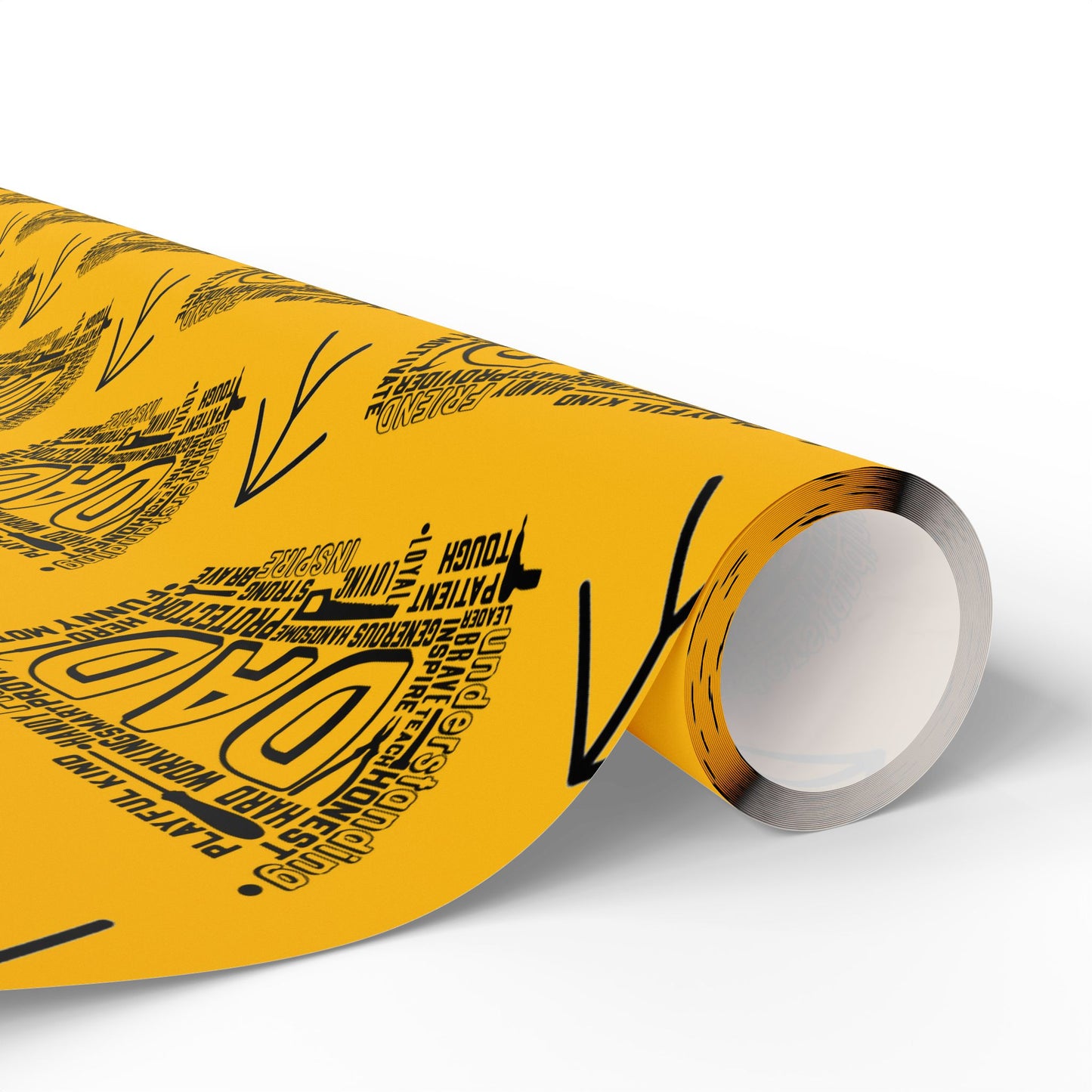 Handy Man Yellow Father's Day Dad Gift Wrapping Papers for Him from Her for any Occasion