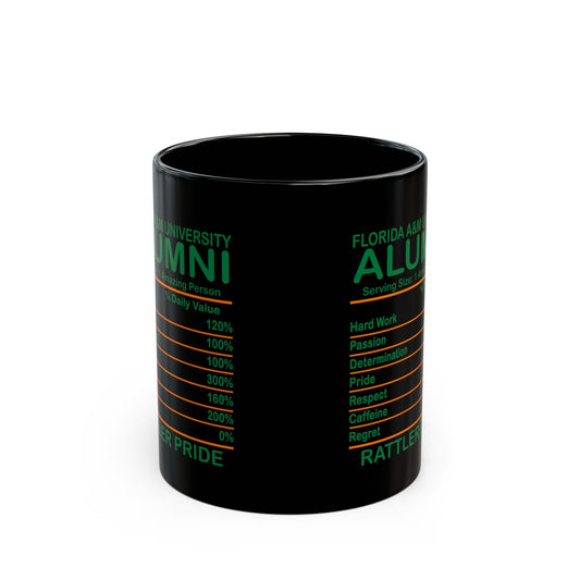 Rattler Pride FAMU Alumni HBCU Black Mug (11oz)