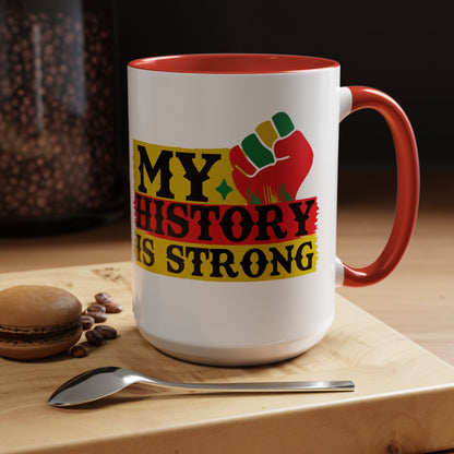 Empowering Accent Coffee Mug - Celebrate History, Black History Month Gift, Inspirational Coffee Cup, Drinkware for Activists, Proud [...]