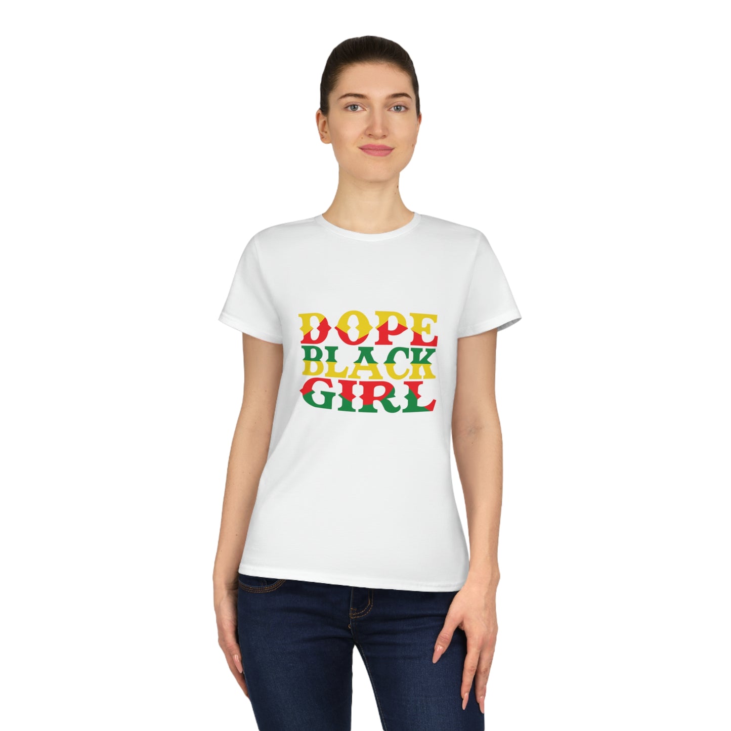 DOPE BLACK GIRL Ladies' Cotton T-Shirt