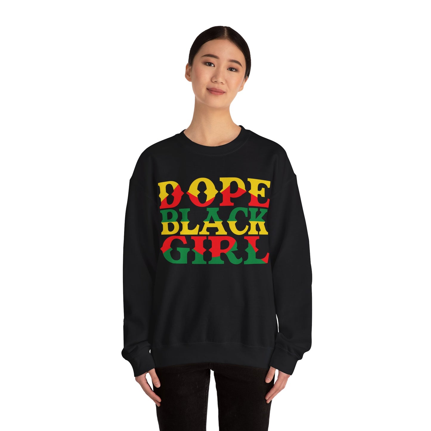 DOPE BLACK GIRL Crewneck Sweatshirt