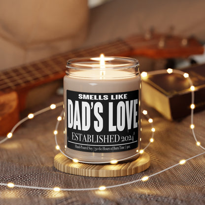 Loving Gift for Dad, Smells like Dad's Love Soy Candle, First Father's Day Gift, Birthday Gift for Dad or Son