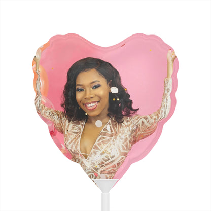 Personalized Balloons (Round and Heart-shaped), 6"