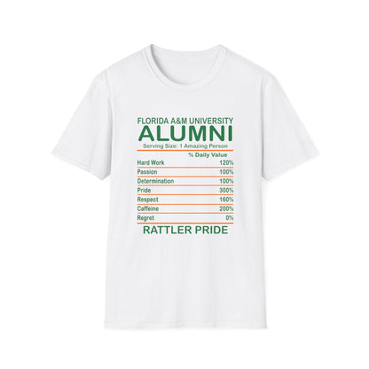 FAMU Rattlers: Florida A&M University Rattlers Alumni Unisex Softstyle T-Shirt