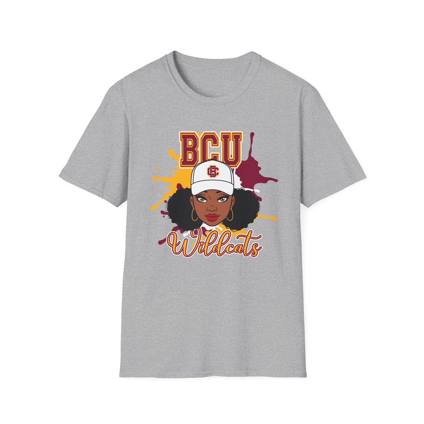 BCU Wildcats: Bethune Cookman University Wildcats Unisex Softstyle T-Shirt