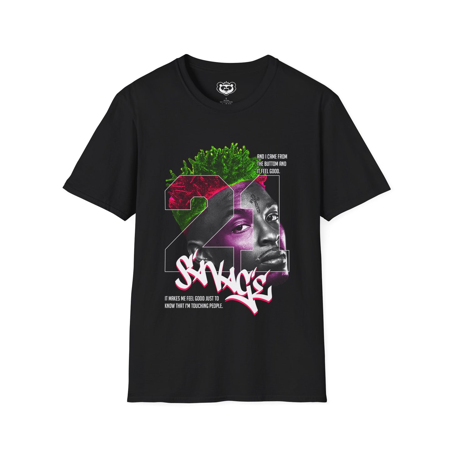 21 Savage Fullermoe Style Rap Unisex Softstyle T-Shirt