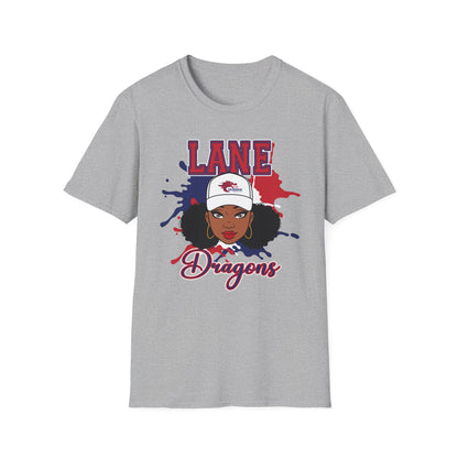 Lane Dragons: Lane College Dragons Unisex Softstyle T-Shirt