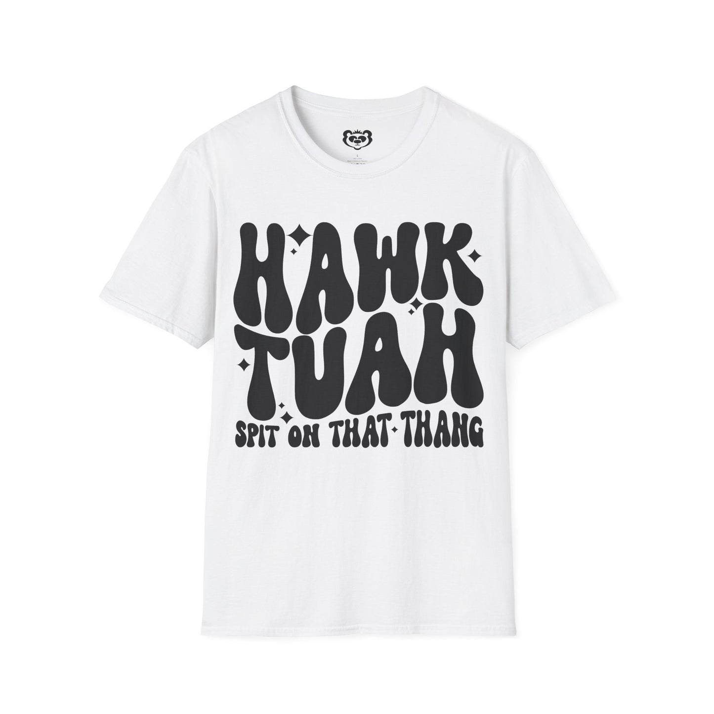 Hawk Tuah Spit on That Thang Funny Unisex Softstyle T-Shirt Gift for Her