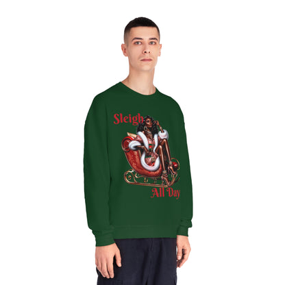 Sleigh All Day Sexy Mrs. Claus Unisex NuBlend® Crewneck Sweatshirt