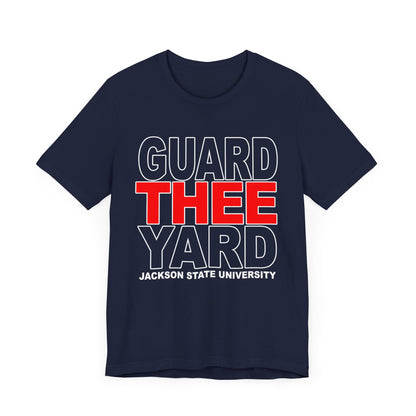 JSU Tigers: Jackson State University Guard Thee Yard Unisex Jersey Short Sleeve Tee