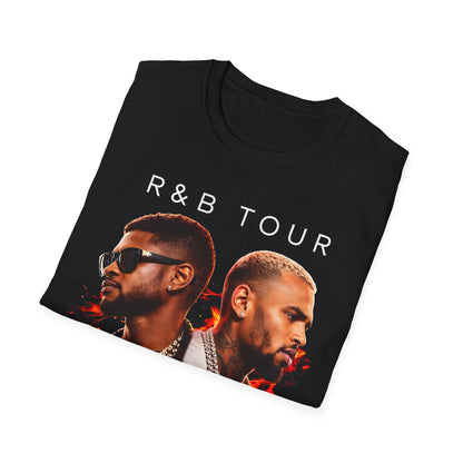 R&B Tour Usher & Chris Raymond Brown Graphic T-Shirt
