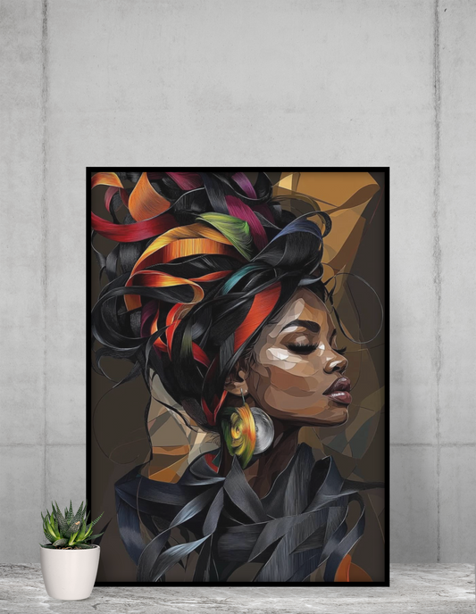 Crowned in Color - Premium Matte Paper Poster