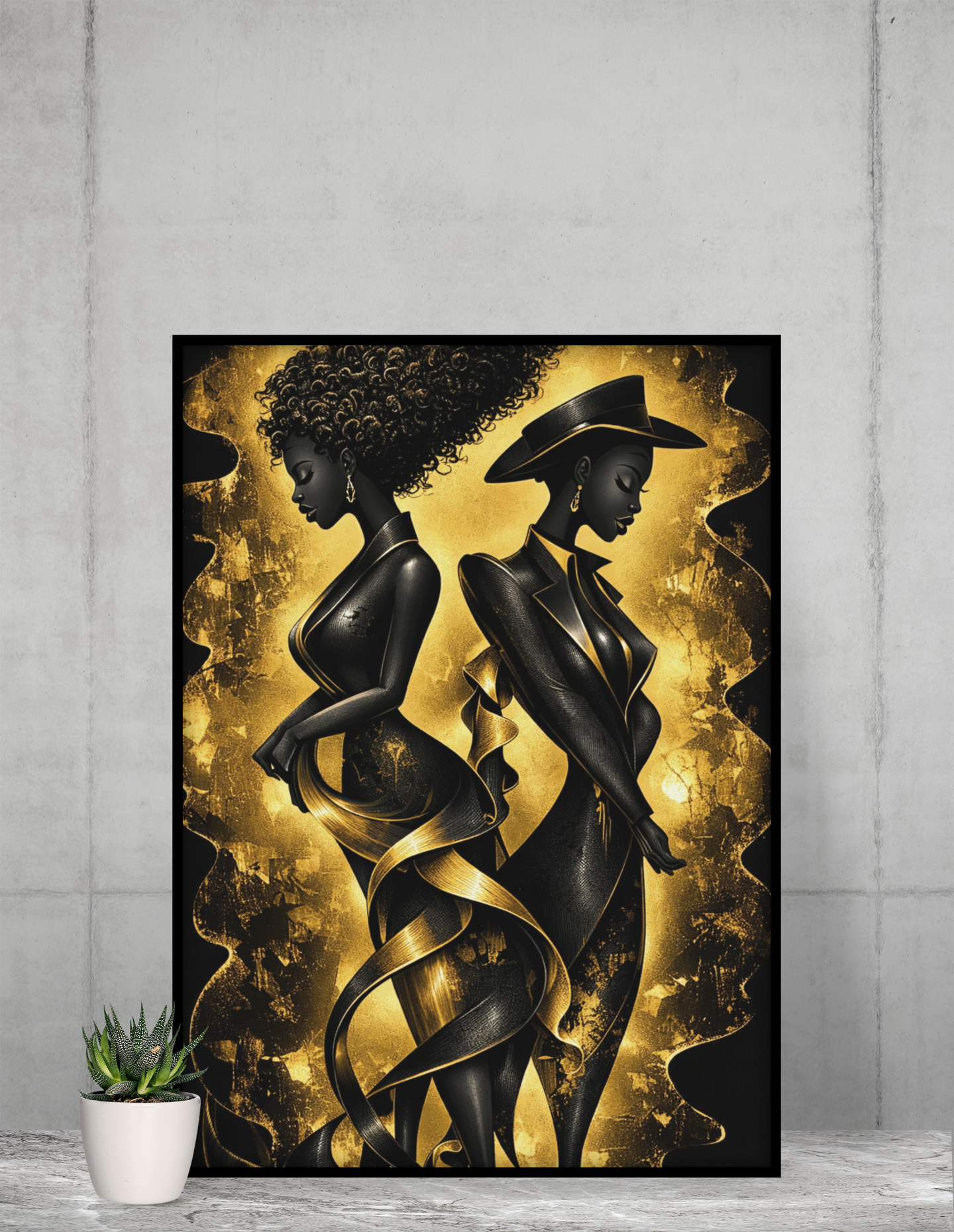 Gold in Elegance Premium Matte Paper Poster
