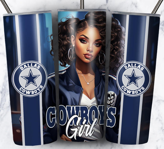 Dallas Cowboys Girl Tumbler Wrap