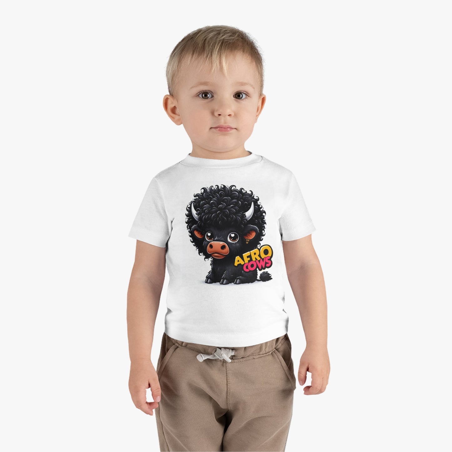 Afro Cows Infant Cotton Jersey Tee - Art by the Andersons