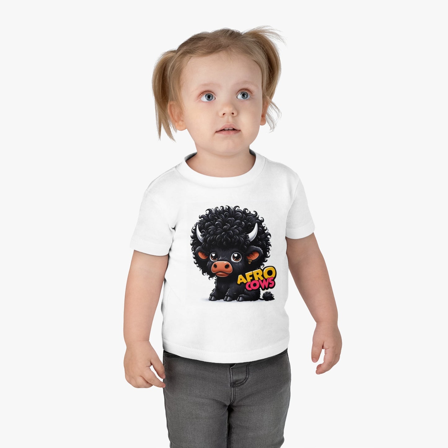 Afro Cows Infant Cotton Jersey Tee - Art by the Andersons