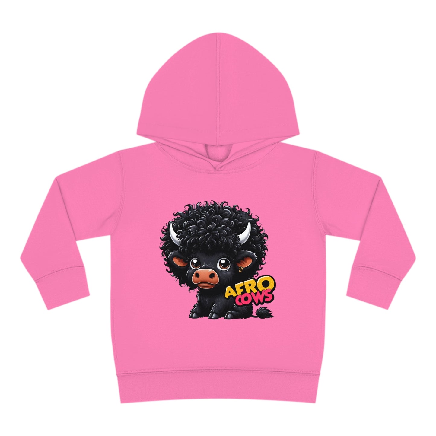 Afro Cows Toddler Pullover Fleece Hoodie - Art by the Andersons