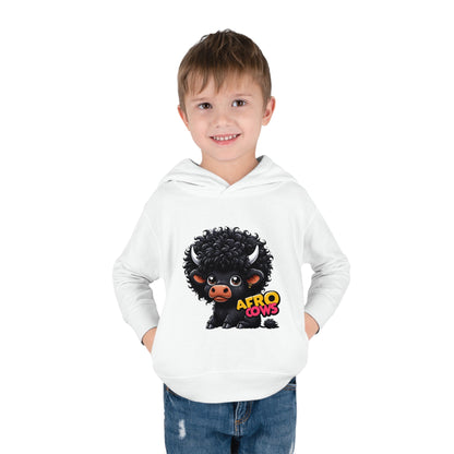 Afro Cows Toddler Pullover Fleece Hoodie - Art by the Andersons