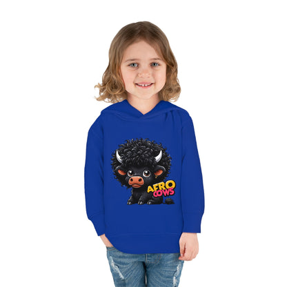 Afro Cows Toddler Pullover Fleece Hoodie - Art by the Andersons