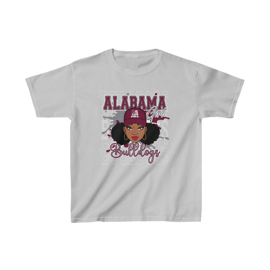 Alabama Bulldogs: Alabama Girl Kids Heavy Cotton™ Tee - Art by the Andersons