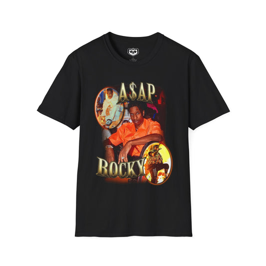 Asap Rocky Fullermoe Style Rap Unisex Softstyle T - Shirt - Art by the Andersons