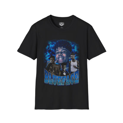 Blueface Fullermoe Style Rap Unisex Softstyle T - Shirt - Art by the Andersons