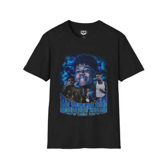 Blueface Fullermoe Style Rap Unisex Softstyle T - Shirt - Art by the Andersons