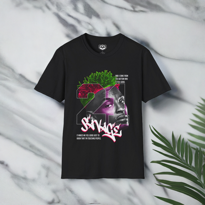 21 Savage Fullermoe Style Rap Unisex Softstyle T-Shirt