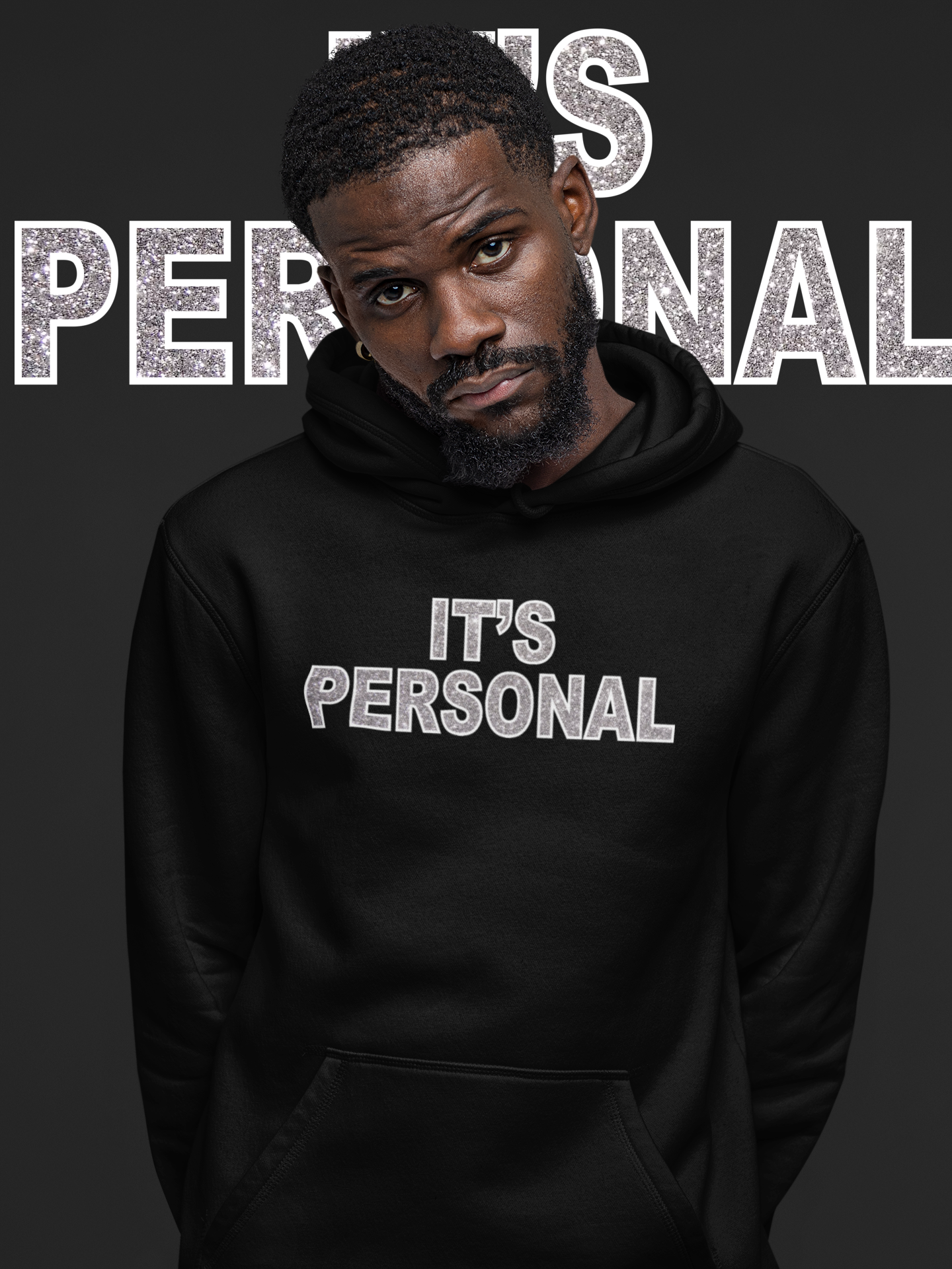 Colorado Buffs It's Personal Glitter Text Hoodie