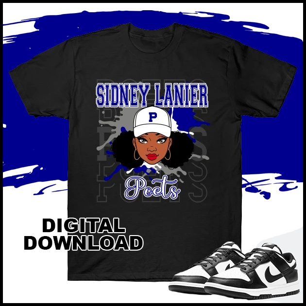 Sidney Lanier High School Poets Brown Skin Girl - Instant Digital Download